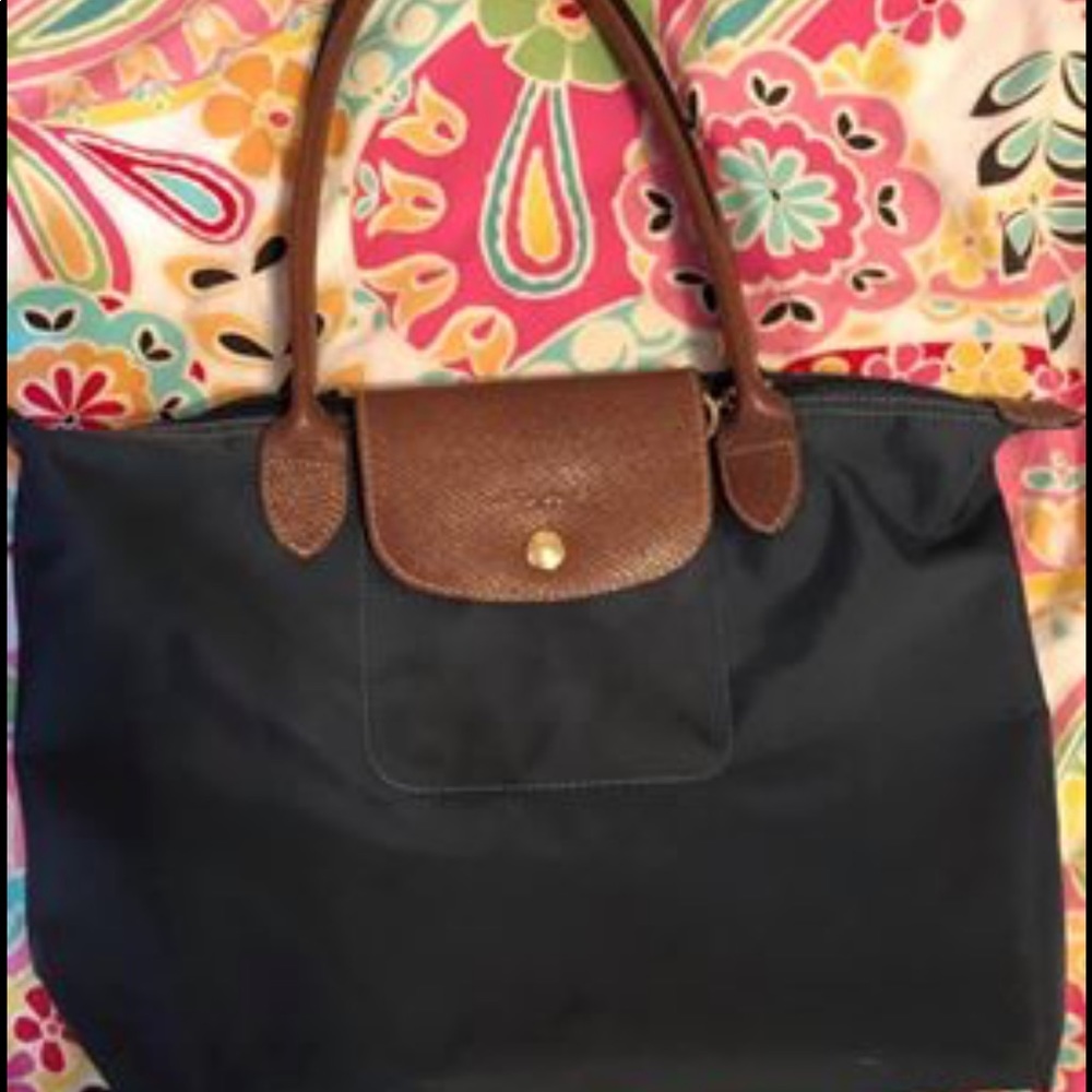 Navy Longchamp Purse